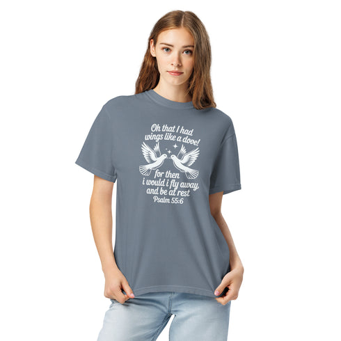 Wings Like a Dove Christian Bible Verse T-Shirt